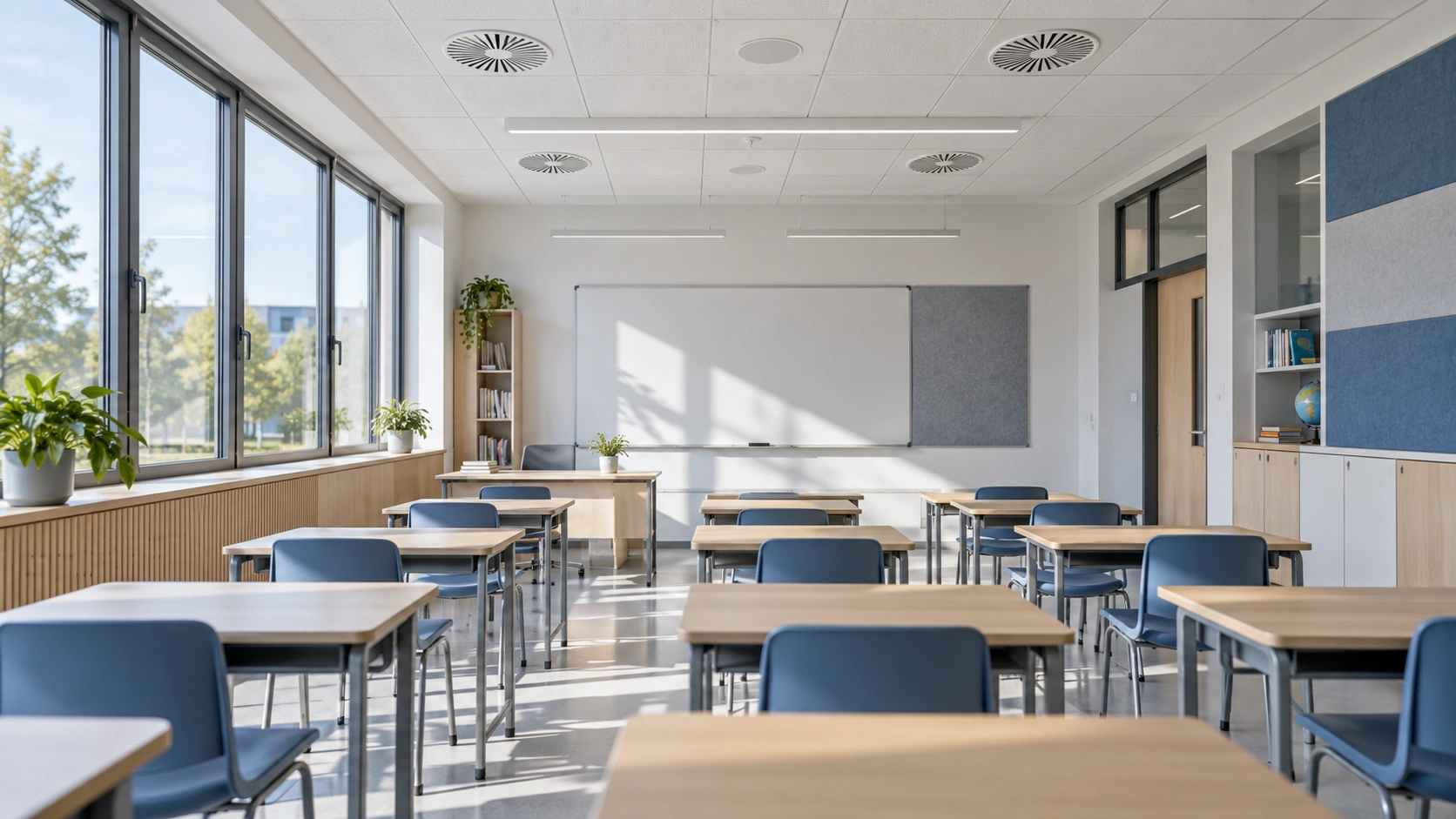 Sala szkolna z wentylacją VERSO