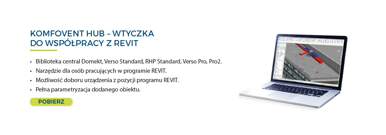 komfovent hub - wtyczka do współpracy z revit