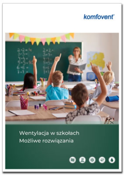 Okładka broszury Wentylacja w szkołach. Możliwe rozwiązania