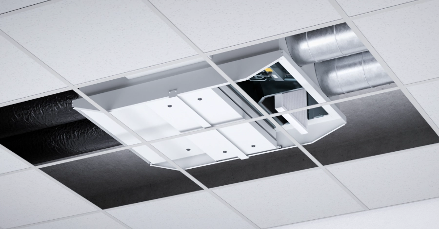 Centrala KOMFOVENT VERSO Standard z rozsuniętymi modułami