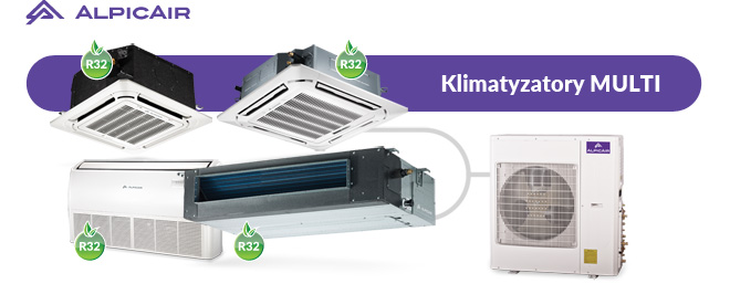 AlpicAir. Klimatyzatory MULTI